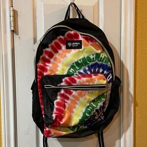 Justice Tie-Dye Backpack with Black Accents